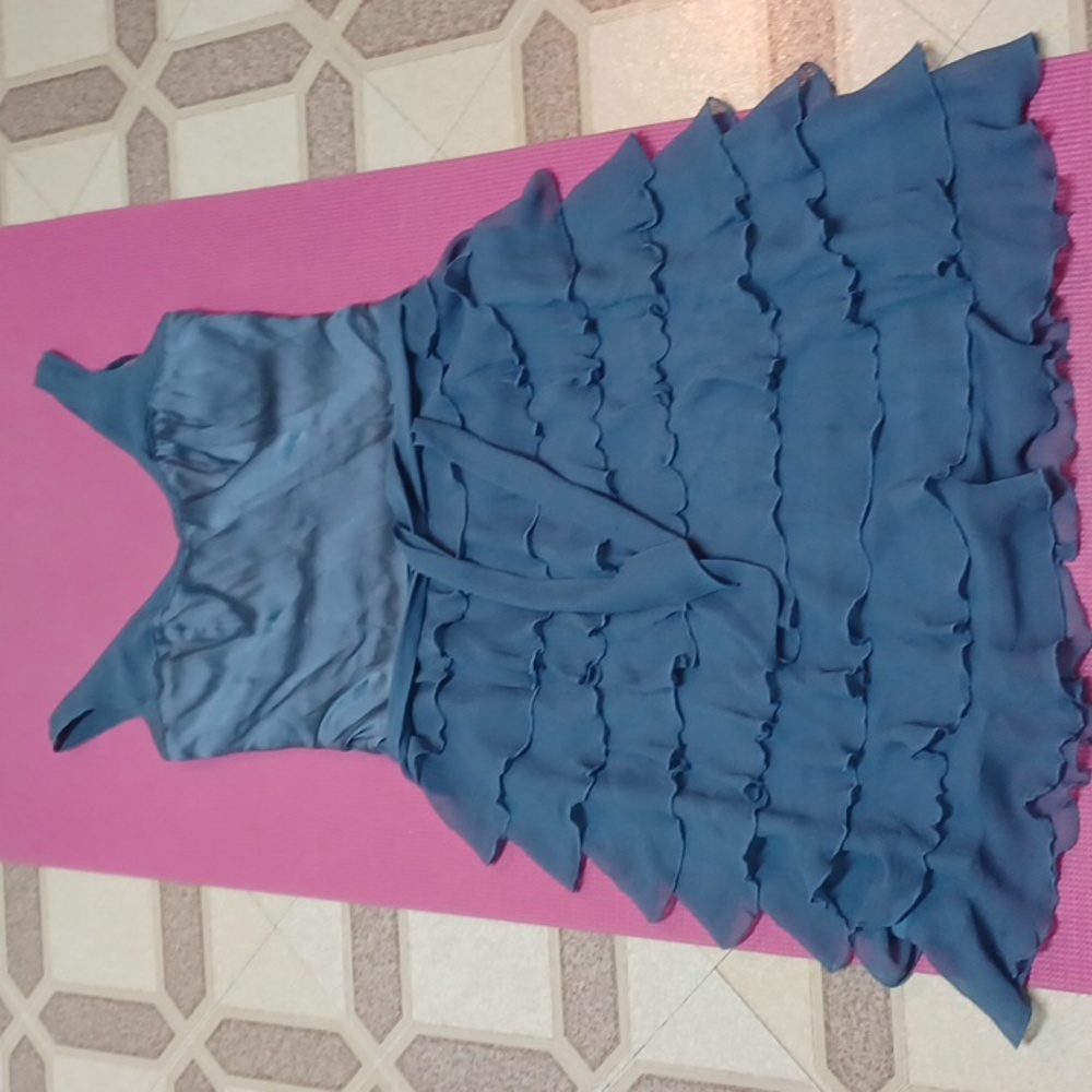 Tristan Exclusive 100% Silk Dress Size 4 - Picture 13 of 14